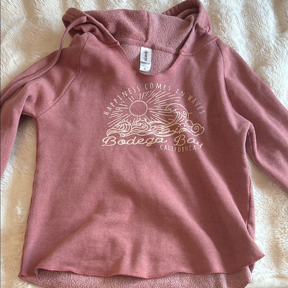 Bodega Bay Pink Hoodie Sweatshirt